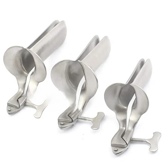 Collin Vaginal Speculum – Surgical Stainless Steel Gynecological Instrument for Pelvic Exams, Lateral Opening Blades, Reusable & Autoclavable Medical Tool for Clinics & OB/GYN Use