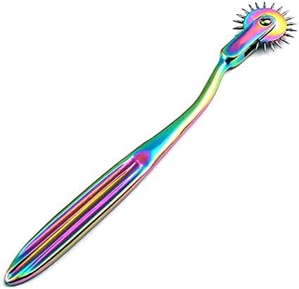 Wartenberg Pinwheel with 1 Rotating Wheels – Multicolor Sensory Nerve Stimulator Tool for Neurological Testing & Sensory Play