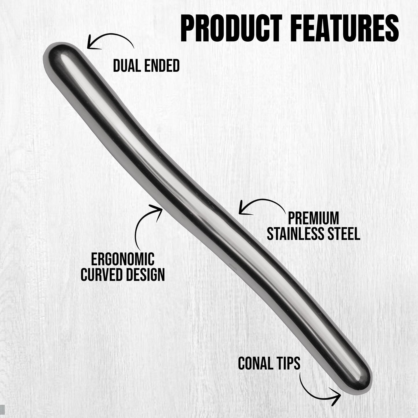 Stainless Steel Medical Dilator Set 14 Sizes | Smooth Polished Finish, Reusable Examination Instrument Kit with Case