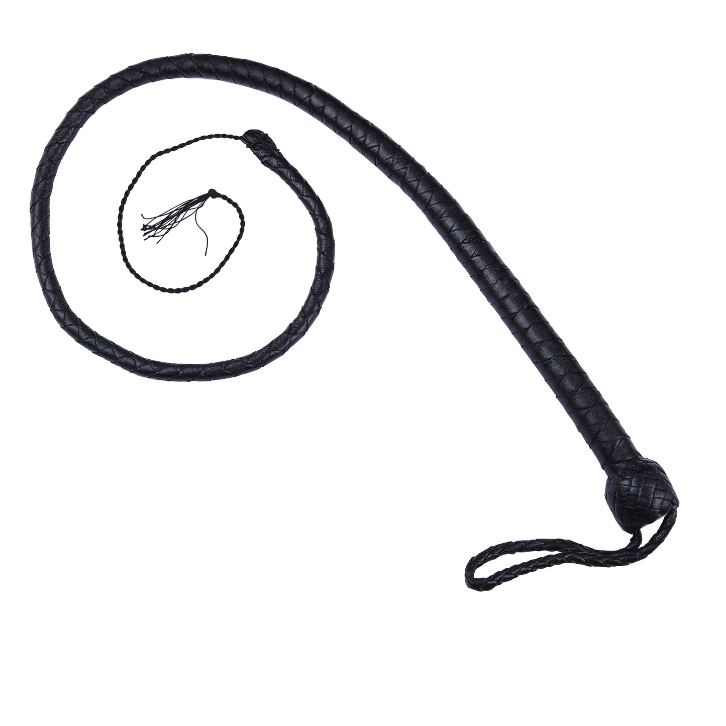 Strand Leather Bullwhip | Hand-Braided Design, Durable Handle, Precision Cracking Whip for Training, Performance & Costume Use (Copy)