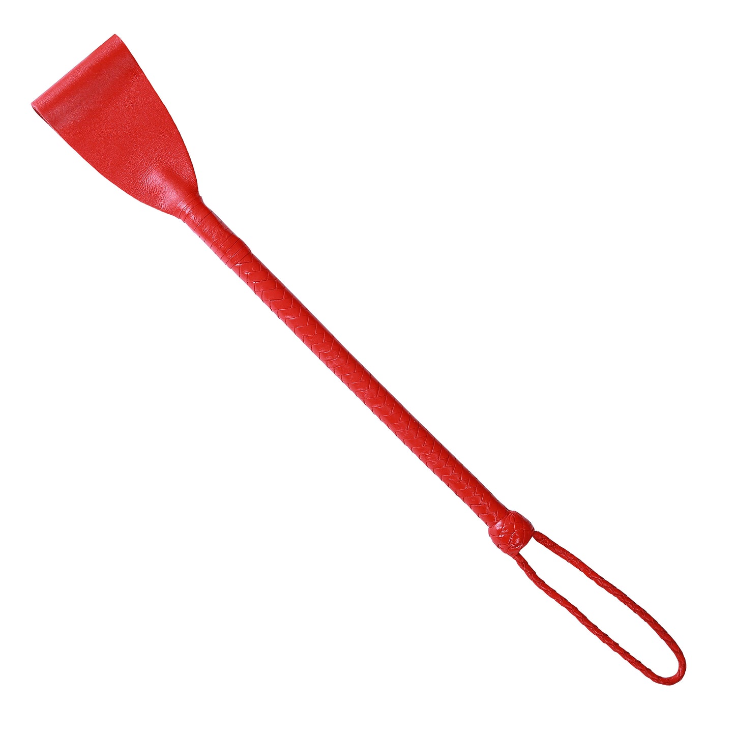 Slapper Leather Riding Crop | Durable Equestrian Whip, Flexible Shaft, Comfortable Grip, Training & Costume Accessory