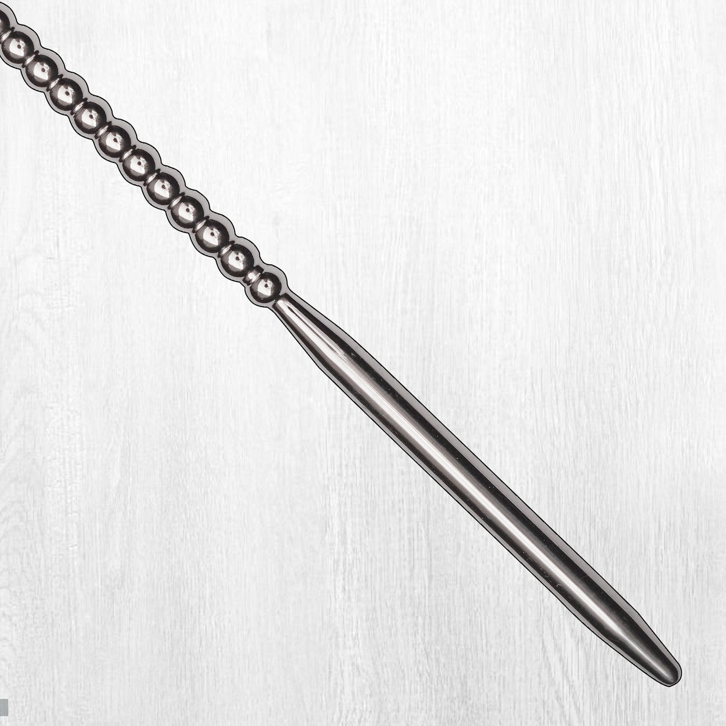 Stainless Steel Male Urethral Stretcher Pin | Adjustable Rings, Smooth Polished Finish, Reusable Medical-Grade Device