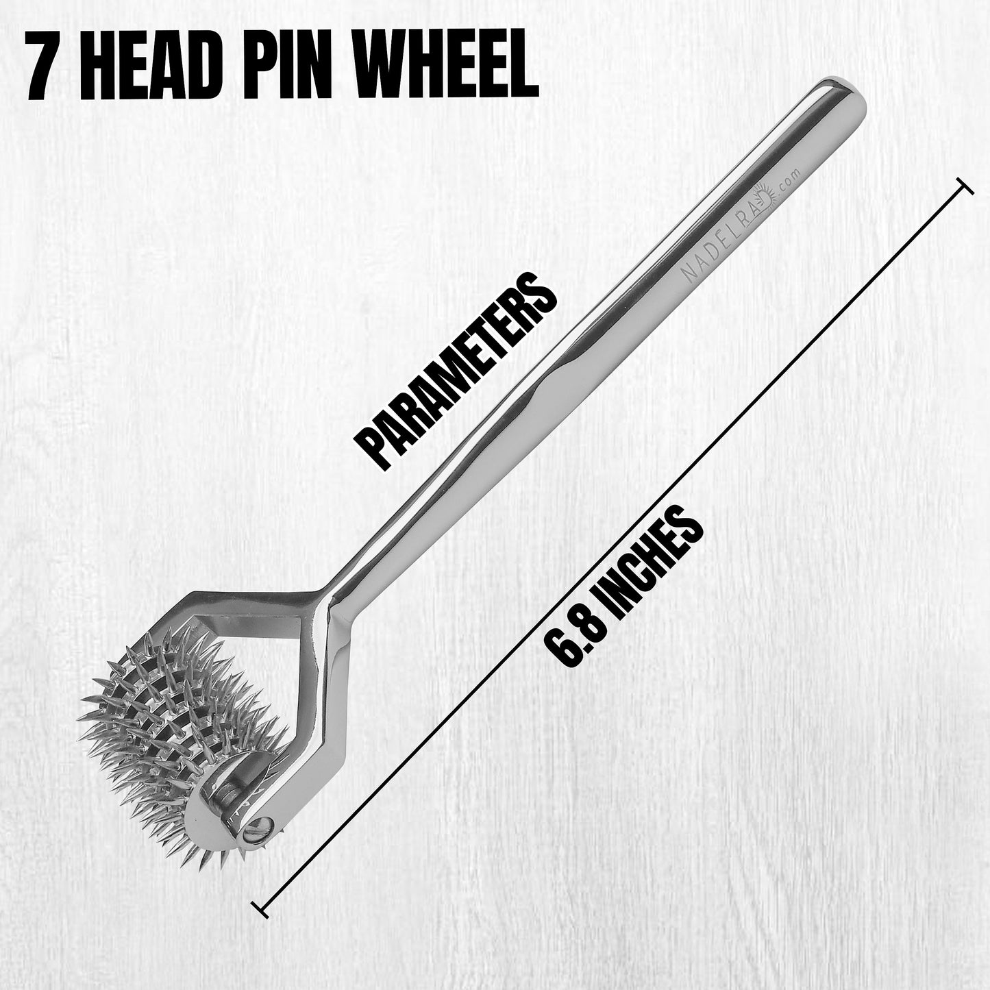Wartenberg Neuro Pinwheel Stainless Steel Nerve Tester | Medical Diagnostic Sensory Examination Tool for Neurology, Therapy & Training