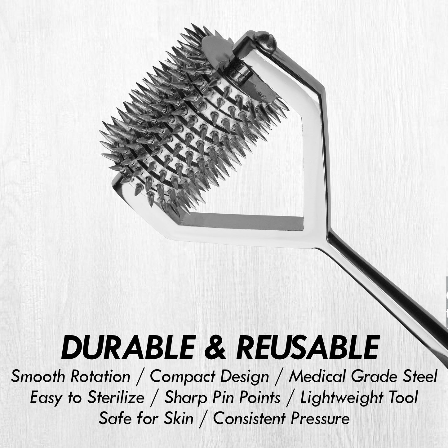 Wartenberg Neuro Pinwheel Stainless Steel Nerve Tester | Medical Diagnostic Sensory Examination Tool for Neurology, Therapy & Training