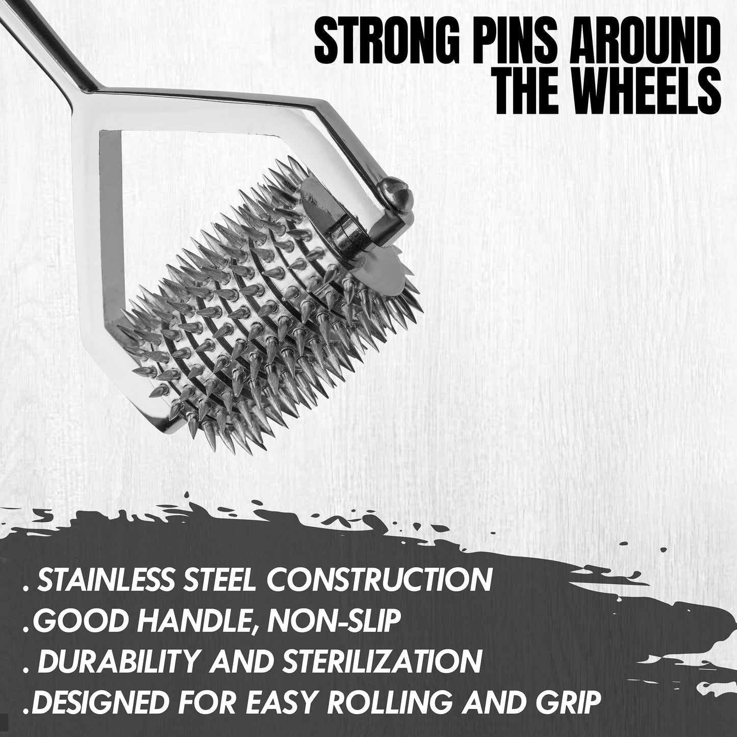 Wartenberg Neuro Pinwheel Stainless Steel Nerve Tester | Medical Diagnostic Sensory Examination Tool for Neurology, Therapy & Training