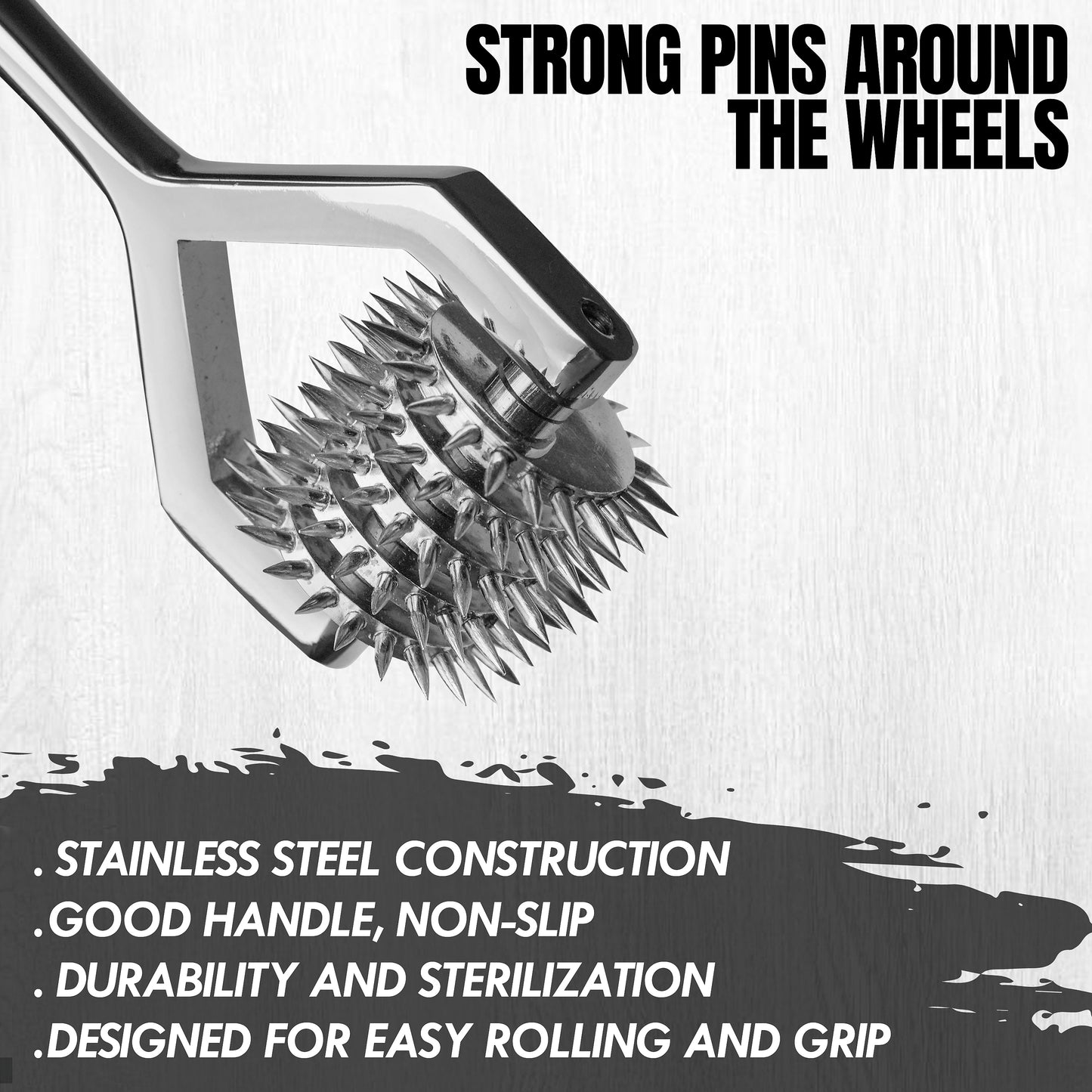 Wartenberg Neuro Pinwheel Stainless Steel Nerve Tester | Medical Diagnostic Sensory Examination Tool for Neurology, Therapy & Training