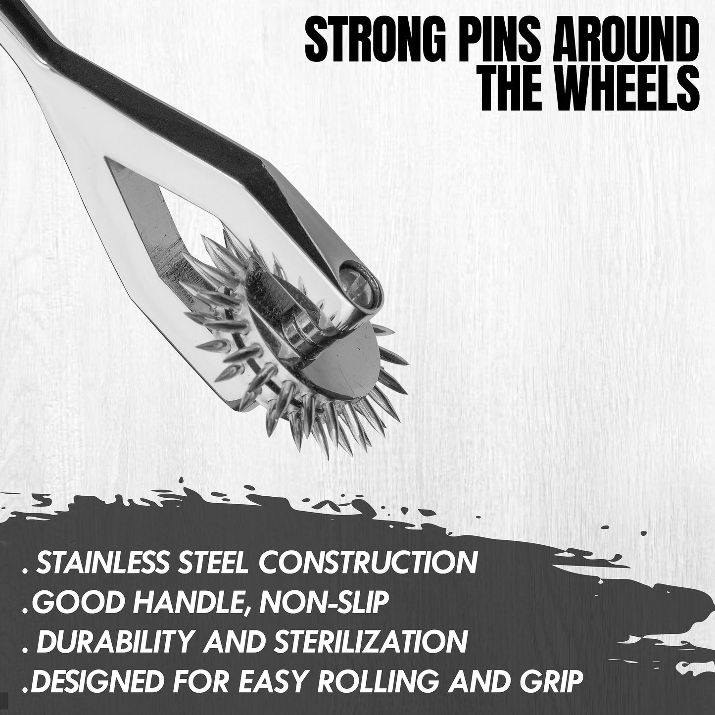 Wartenberg Neuro Pinwheel Stainless Steel Nerve Tester | Medical Diagnostic Sensory Examination Tool for Neurology, Therapy & Training