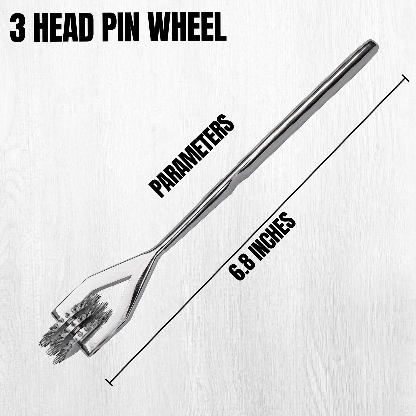 Wartenberg Neuro Pinwheel Stainless Steel Nerve Tester | Medical Diagnostic Sensory Examination Tool for Neurology, Therapy & Training