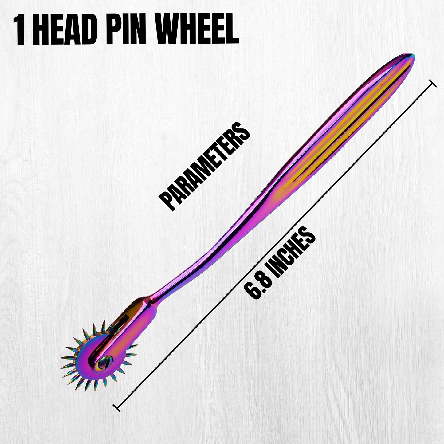 Wartenberg Neuro Pinwheel  Head Rainbow Stainless Steel Nerve Tester | Medical Diagnostic Sensory Examination Tool for Therapy and Training