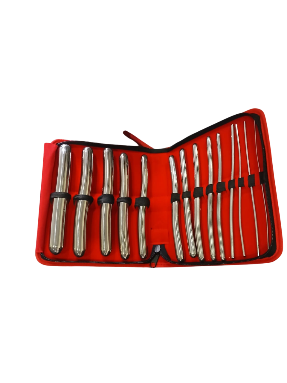 15-Piece Hegar Uterine Dilator Set – Surgical Stainless Steel Cervical Dilators with Case – OB/GYN Medical Instruments for Gynecology, Dilation, Training & Clinical Procedures