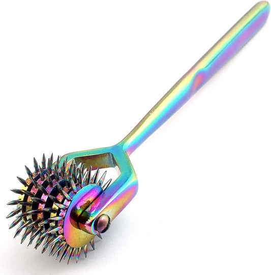 Wartenberg Pinwheel with 5 Rotating Wheels –Multicolor Sensory Nerve Stimulator Tool for Neurological Testing & Sensory Play