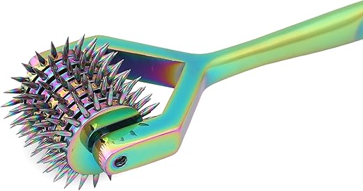Wartenberg Pinwheel with 7 Rotating Wheels –Multicolor Sensory Nerve Stimulator Tool for Neurological Testing & Sensory Play
