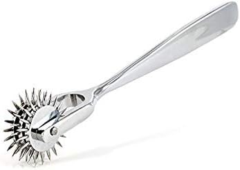 Wartenberg Pinwheel with 3 Rotating Wheels – Stainless Steel Sensory Nerve Stimulator Tool for Neurological Testing & Sensory Play