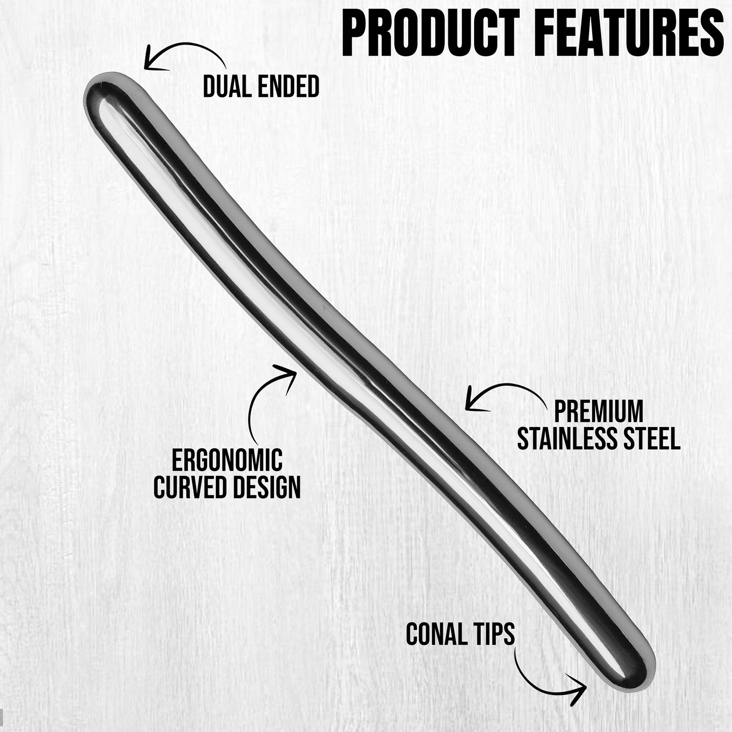 Stainless Steel Medical Dilator Set 14 Sizes | Smooth Polished Finish, Reusable Examination Instrument Kit with Case