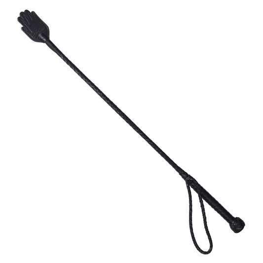 Leather Hand Whip | Durable Braided Design, Comfortable Grip, Flexible Whip for Training, Performance & Costume Use