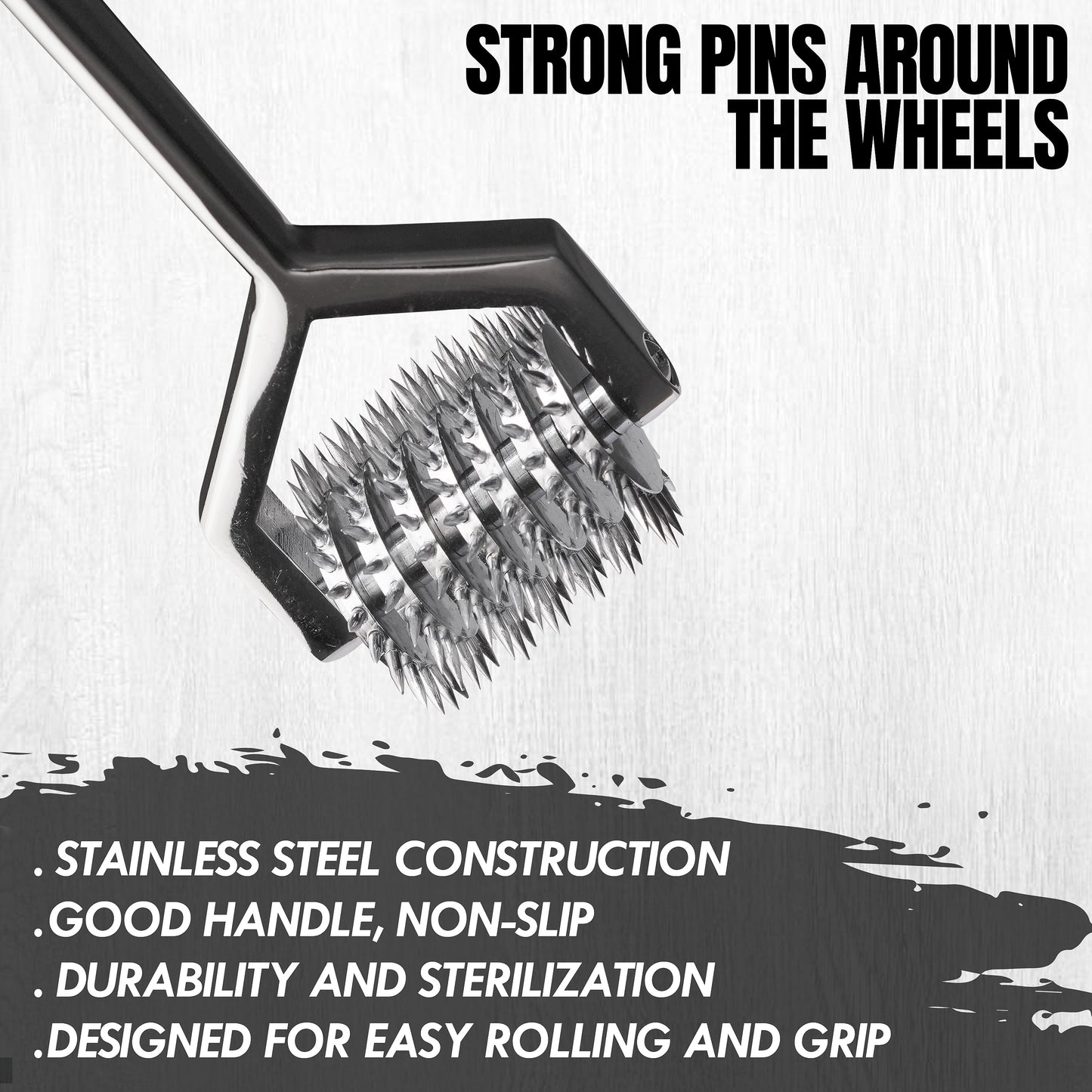 Wartenberg Neuro Pinwheel Stainless Steel Nerve Tester | Medical Diagnostic Sensory Examination Tool for Neurology, Therapy & Training