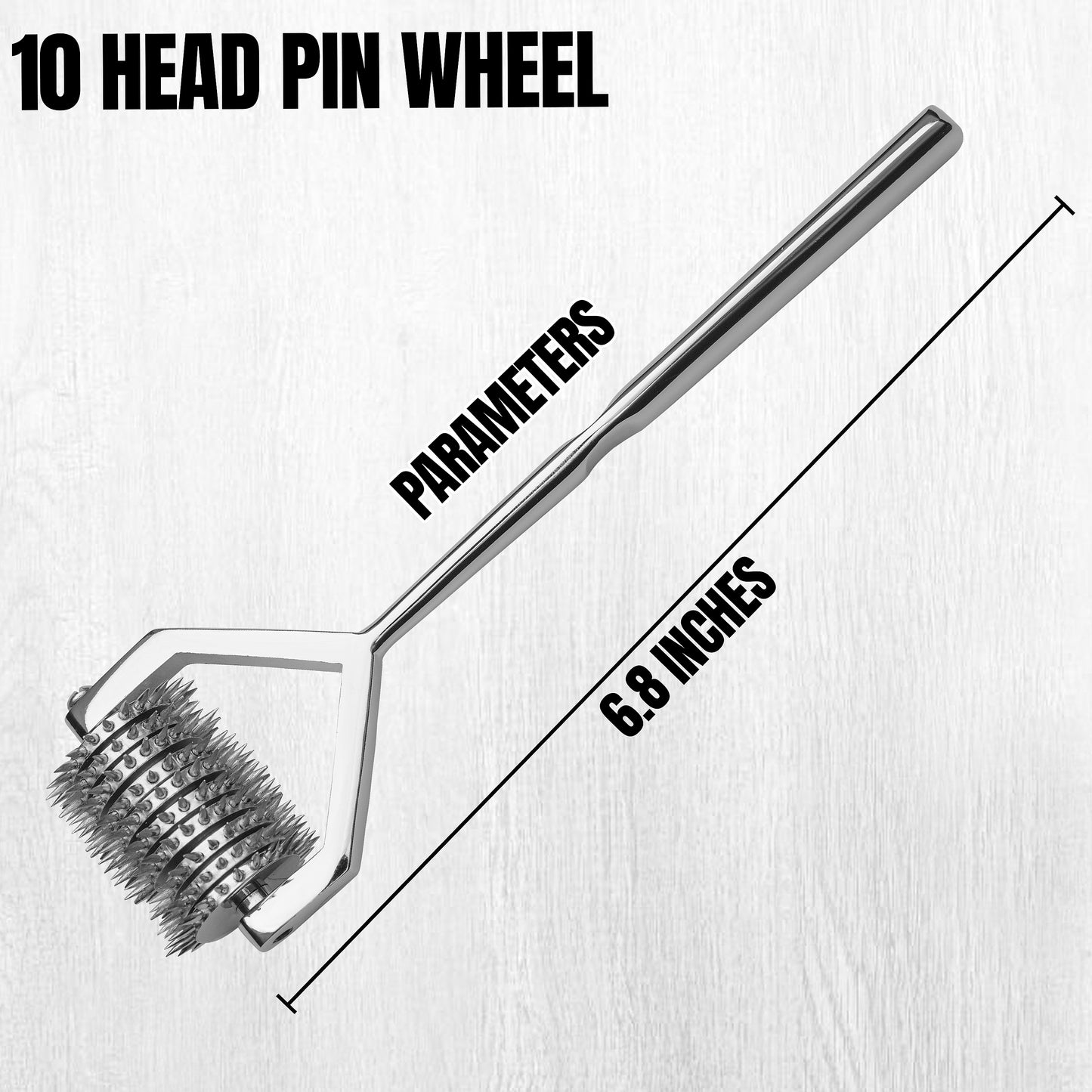 Wartenberg Neuro Pinwheel Stainless Steel Nerve Tester | Medical Diagnostic Sensory Examination Tool for Neurology, Therapy & Training