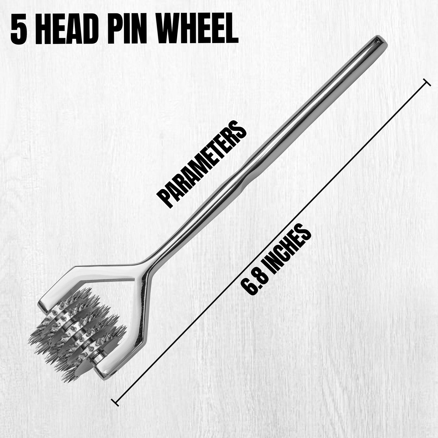 Wartenberg Neuro Pinwheel Stainless Steel Nerve Tester | Medical Diagnostic Sensory Examination Tool for Neurology, Therapy & Training