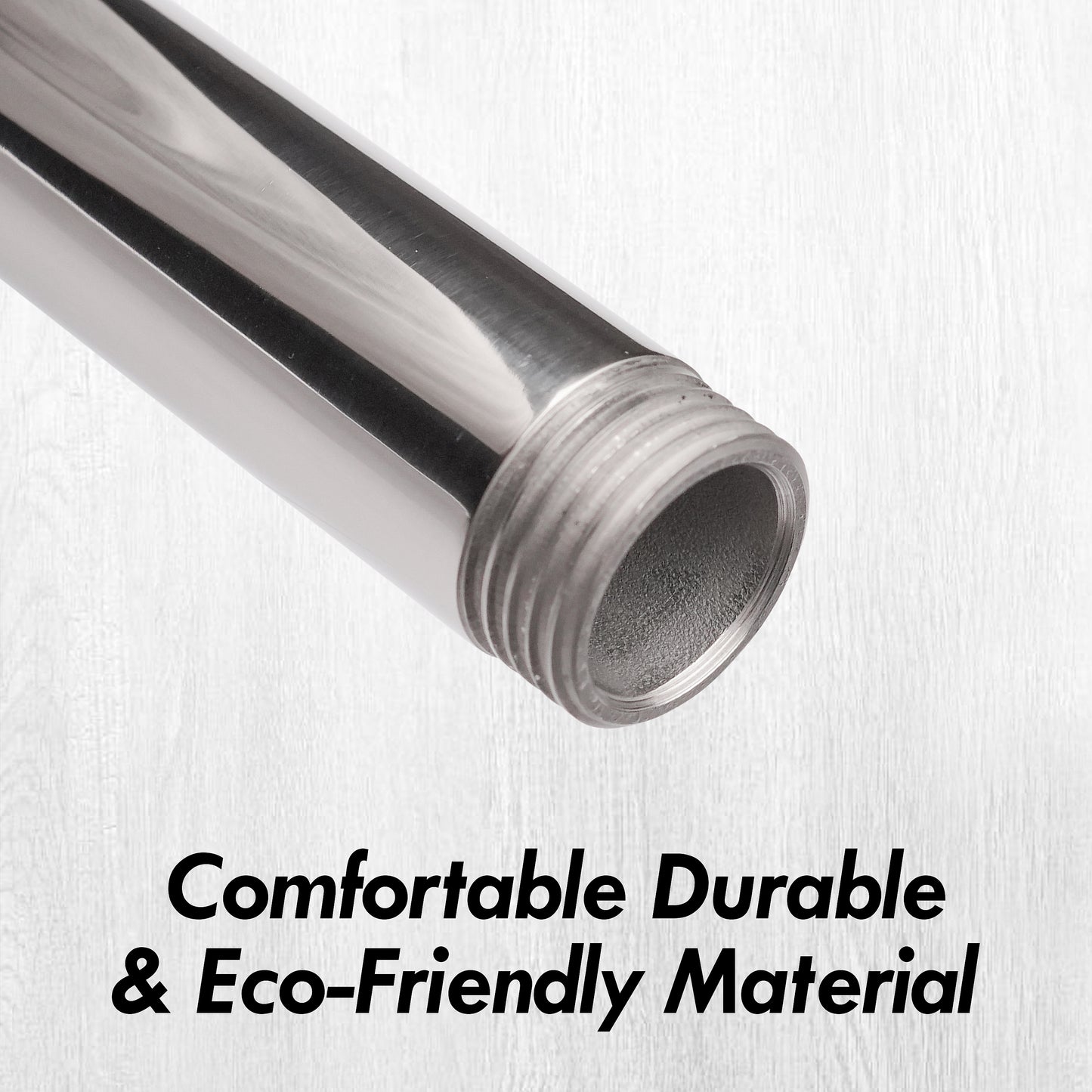 Adjustable Stainless Steel Shower Rod | Rust-Resistant Curtain Rod, Tension Mount, Easy Installation for Bathroom & Home Use