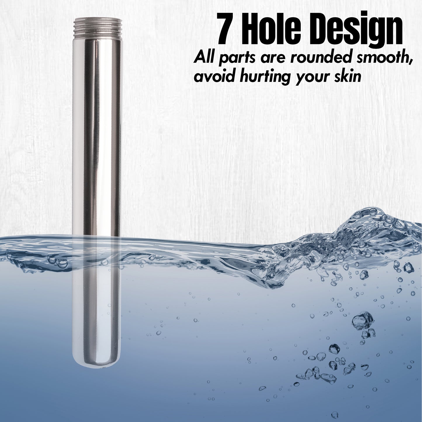 Adjustable Stainless Steel Shower Rod | Rust-Resistant Curtain Rod, Tension Mount, Easy Installation for Bathroom & Home Use