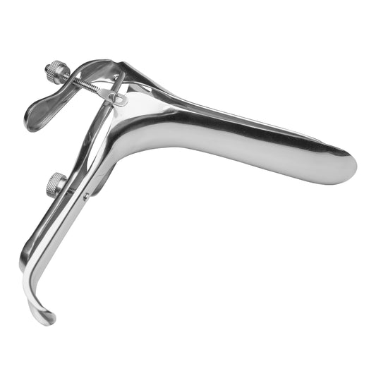 Stainless Steel Vaginal Speculum | Adjustable Duckbill Design, Reusable Medical Examination Instrument